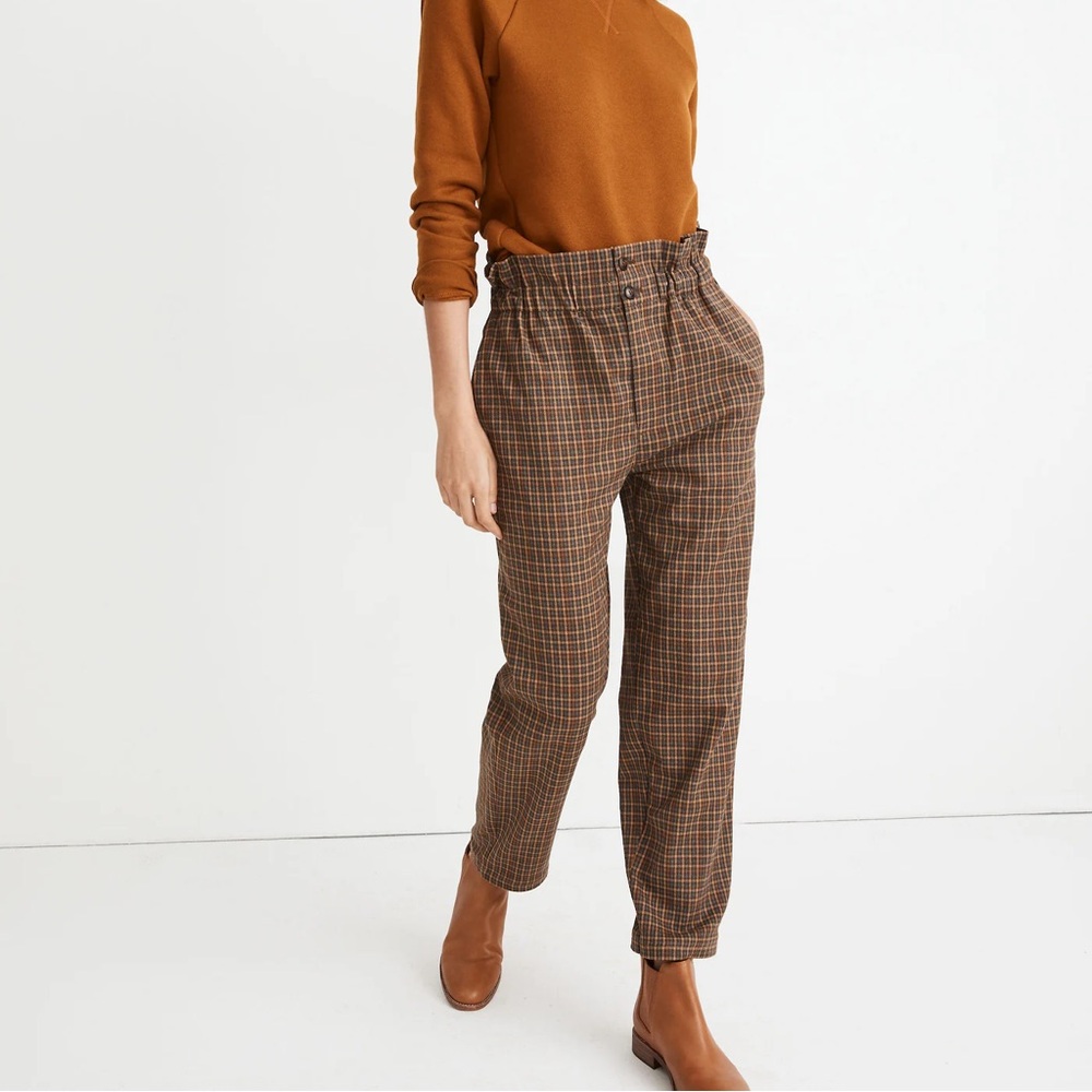 Madewell Paperbag Tapered pants